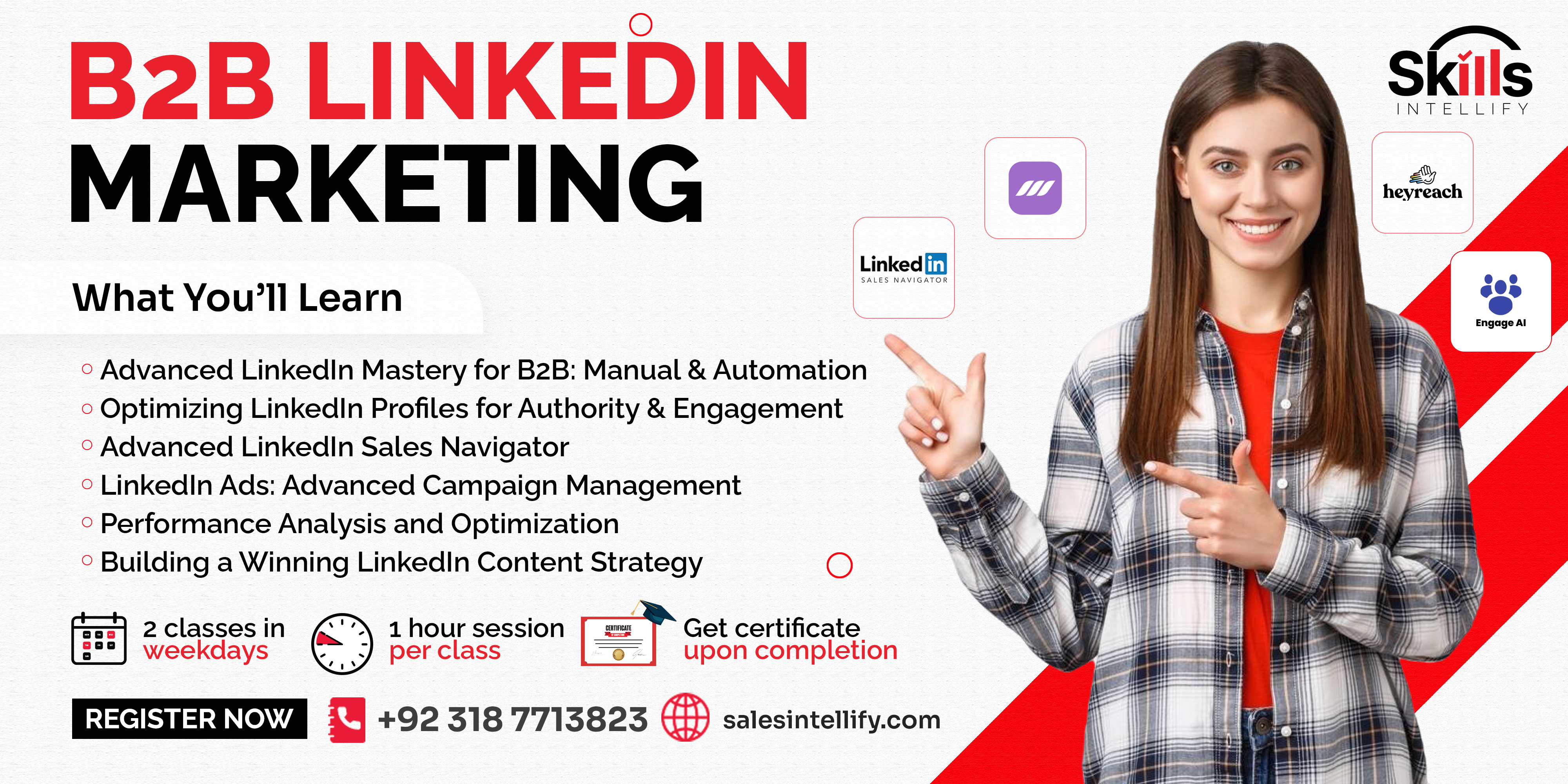 B2B LinkedIn Marketing Course - Best B2B LinkedIn Marketing Course - B2B LinkedIn Marketing Free Certificate - Beginners to Advanced B2B LinkedIn Marketing Course